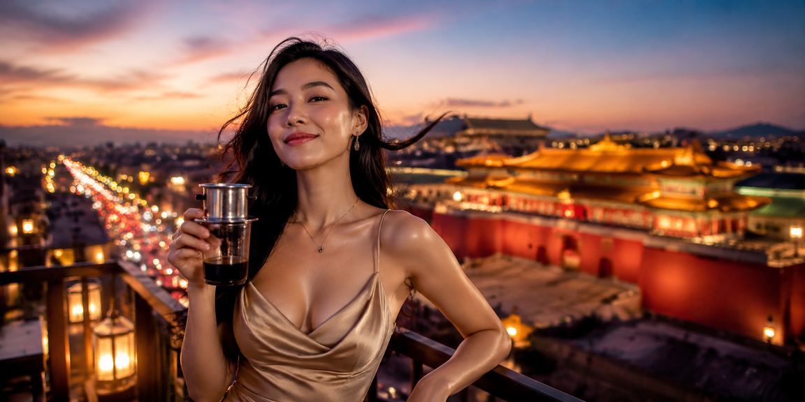 Không gian cà phê tại Huế — người dùng xem kèo thể thao trực tuyến buổi sáng